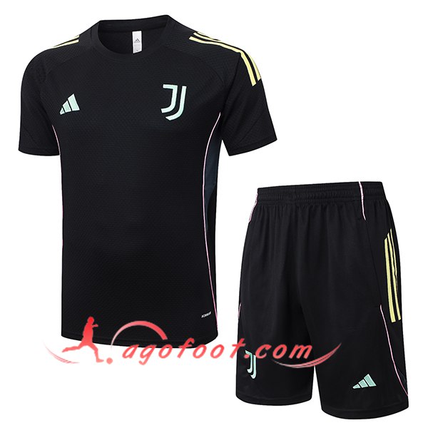 Ensemble Training T-Shirts Juventus Noir 2025/2026