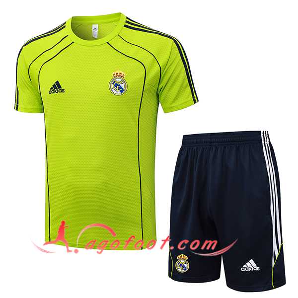 Ensemble Training T-Shirts Real Madrid Vert/Noir 2025/2026