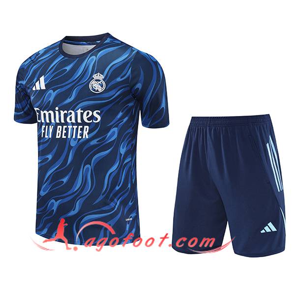 Ensemble Training T-Shirts Real Madrid Bleu 2025/2026