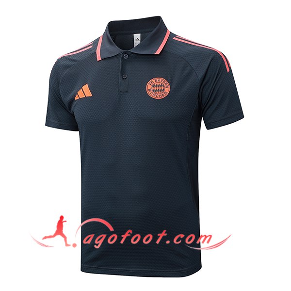 Polo Foot Bayern Munich Gris Foncé 2025/2026
