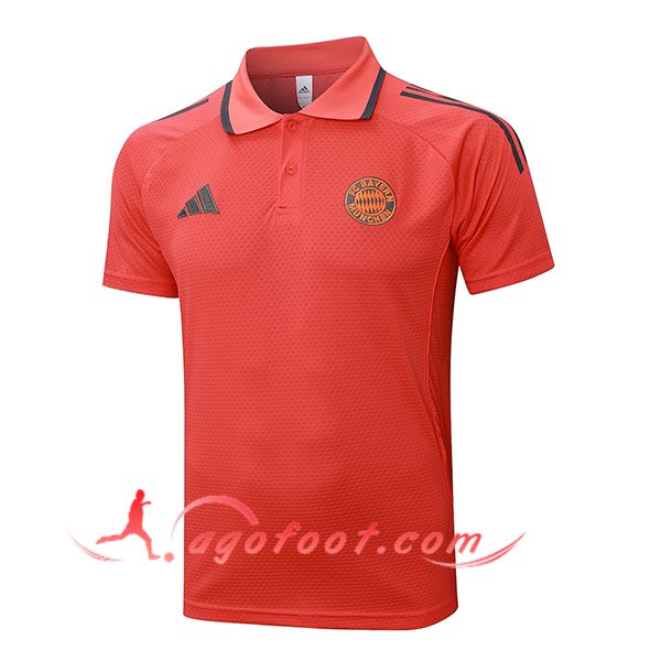 Polo Foot Bayern Munich Orange/Gris 2025/2026