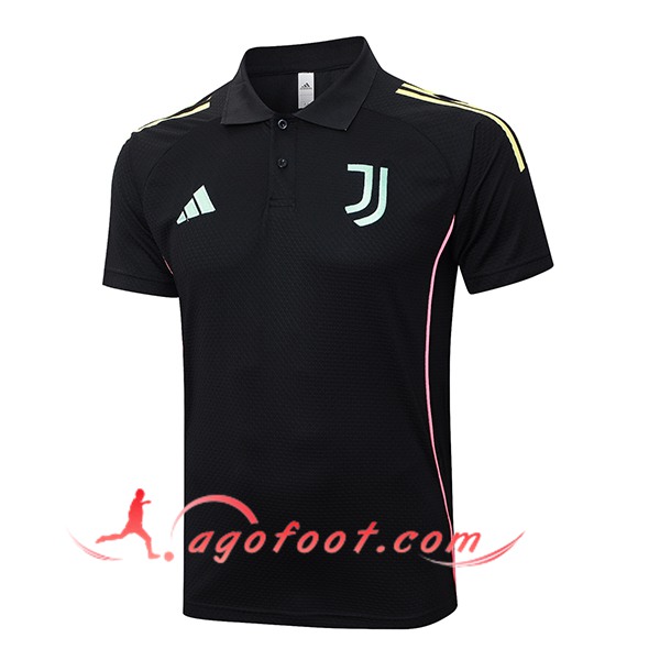 Polo Foot Juventus Noir 2025/2026