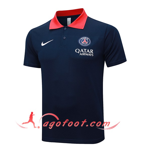 Polo Foot PSG Bleu Marine 2025/2026