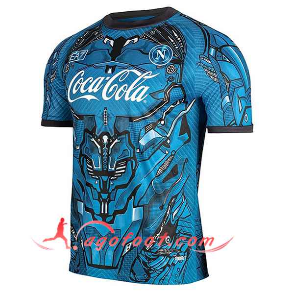 Training T-Shirts SSC Naples Bleu/Noir 2025/2026