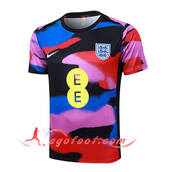 Training T-Shirts Angleterre Noir/Rose/Rouge/Bleu 2025/2026
