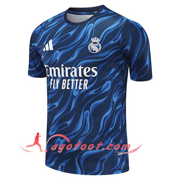 Training T-Shirts Real Madrid Bleu 2025/2026 -03