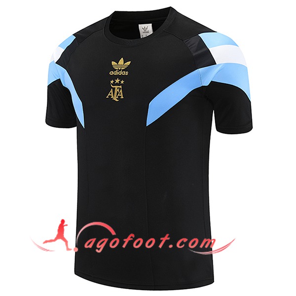 Training T-Shirts Argentine Noir/Bleu/Blanc 2025/2026