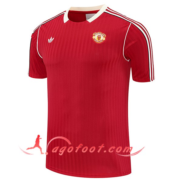 Training T-Shirts Manchester United Rouge 2025/2026