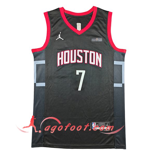 Maillot Houston Rockets (DURANT #7) 2025/26 Noir/Gris/Rouge