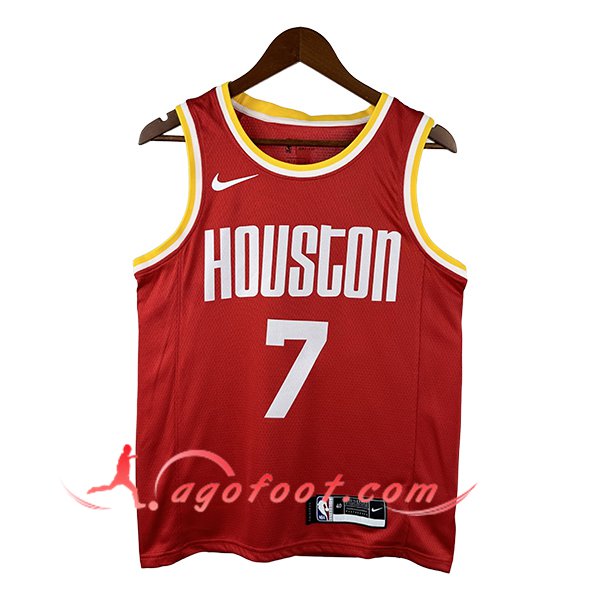 Maillot Houston Rockets (DURANT #7) 2025/26 Rouge/Blanc/Jaune