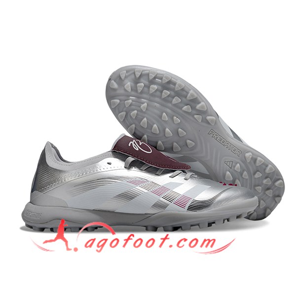 Adidas Chaussures de Foot PREDATOR LEAGUE FT TURF Gris