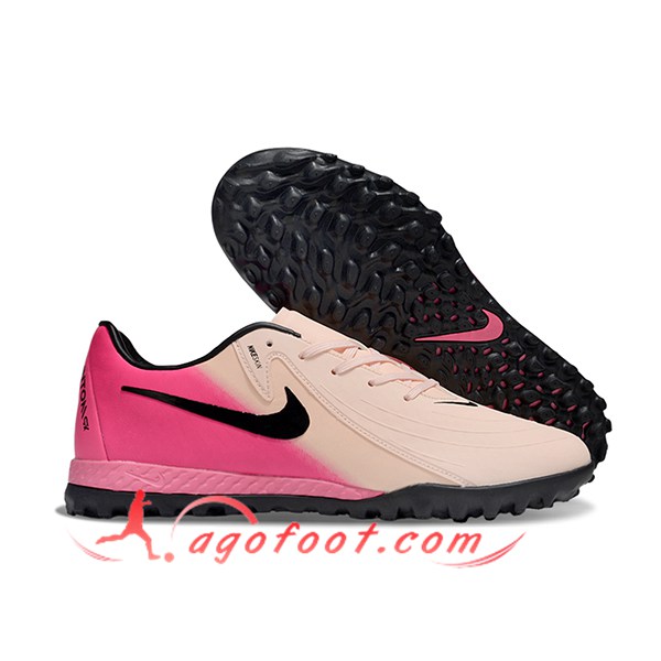 Nike Chaussures de Foot Phantom GX II ACAD LV8 TF Rose/Beige/Noir