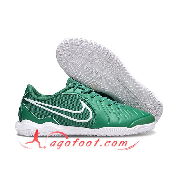 Nike Chaussures de Foot Legend 10 Academy IC Vert/Blanc