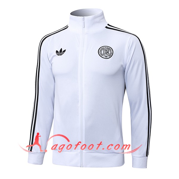 Veste Foot Allemagne Blanc/Noir 2025/2026