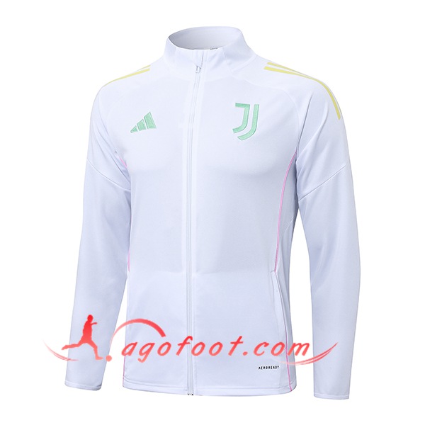 Veste Foot Juventus Blanc/Jaune 2025/2026