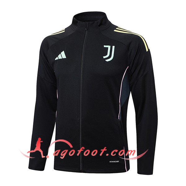 Veste Foot Juventus Noir/Jaune 2025/2026