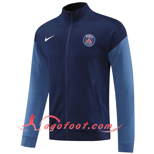 Veste Foot PSG Bleu Royal 2025/2026 -02