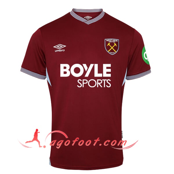Nouveau Maillot de Foot West Ham Domicile 2025/2026