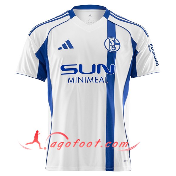 Nouveau Maillot de Foot Schalke 04 Exterieur 2025/2026