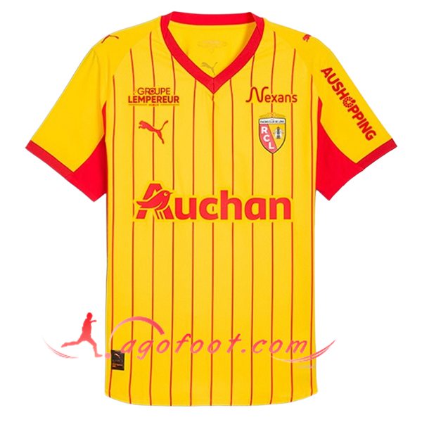 Nouveau Maillot de Foot RC Lens Domicile 2025/2026