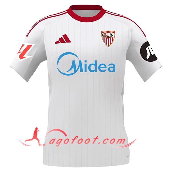 Nouveau Maillot de Foot Sevilla FC Domicile 2025/2026