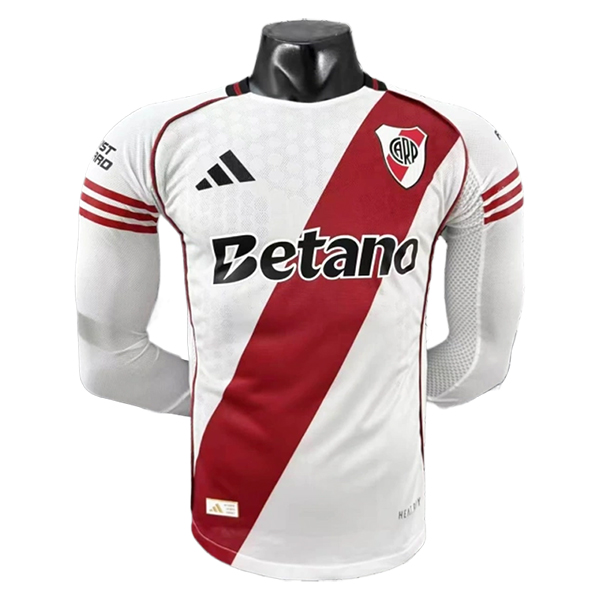 Maillot de Foot River Plate Domicile Manches Longues 2025/2026