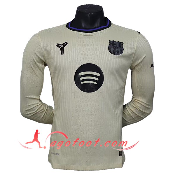 Maillot de Foot FC Barcelone Exterieur Manches Longues 2025/2026