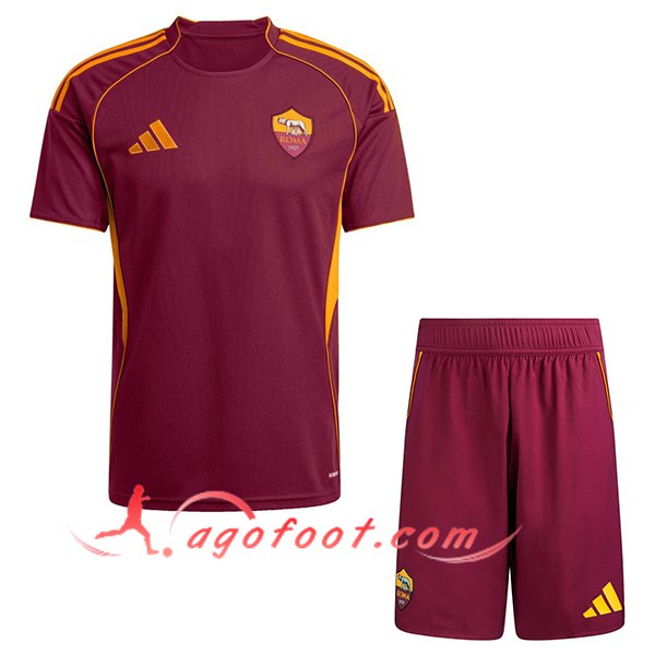 Nouveau Maillot de Foot AS Rome Enfant Domicile 2025/2026