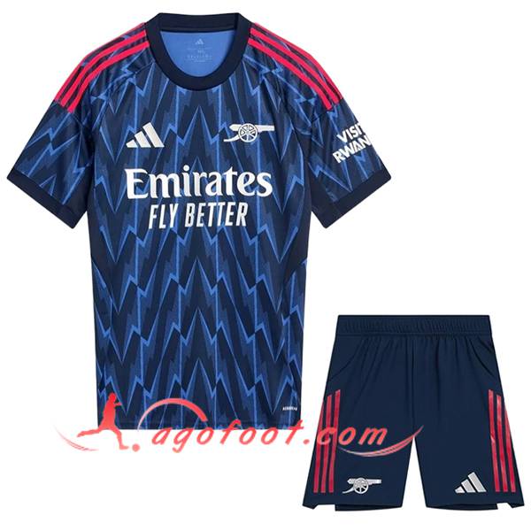 Nouveau Maillot de Foot Arsenal Enfant Exterieur 2025/2026