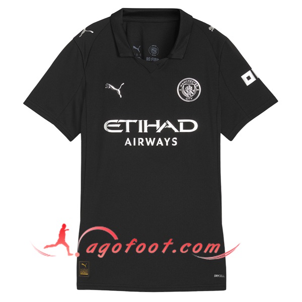 Nouveau Maillot de Foot Manchester City Femme Exterieur 2025/2026