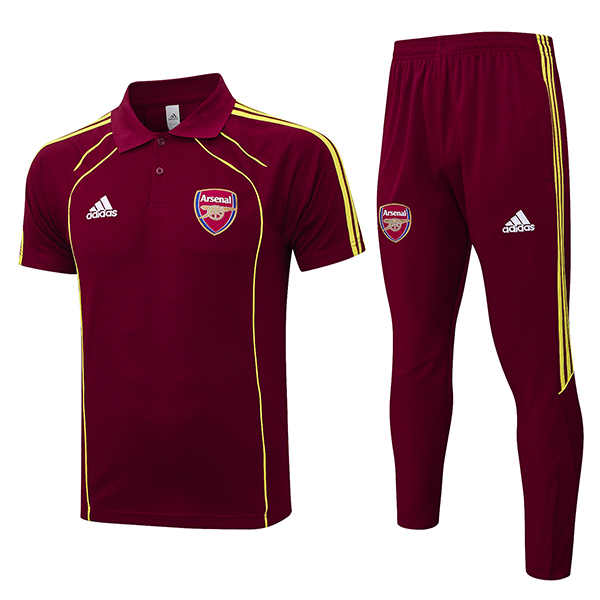 Ensemble Polo Foot Arsenal Rouge/Jaune 2025/2026