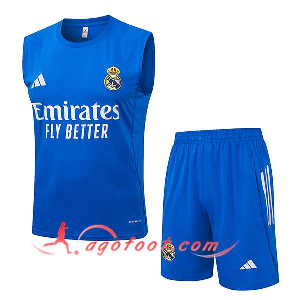 Ensemble Training Debardeurs Real Madrid Bleu 2025/2026 -02