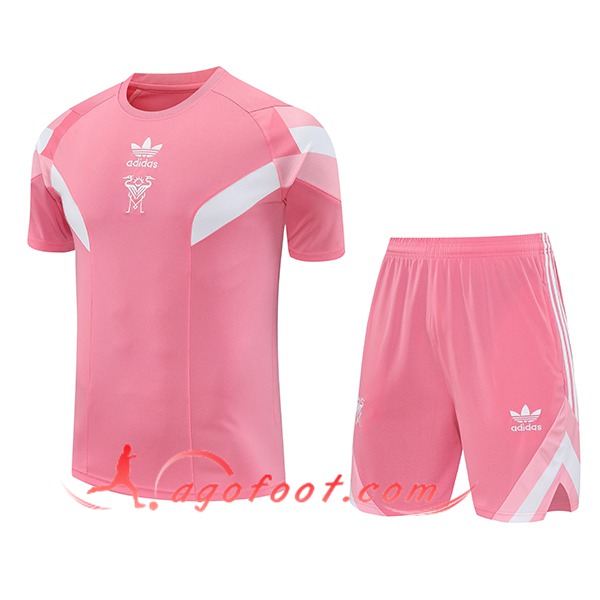 Ensemble Training T-Shirts Inter Miami CF Rose/Blanc 2025/2026