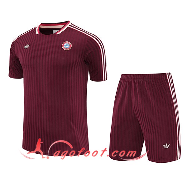 Ensemble Training T-Shirts Bayern Munich Rouge/Blanc 2025/2026 -04