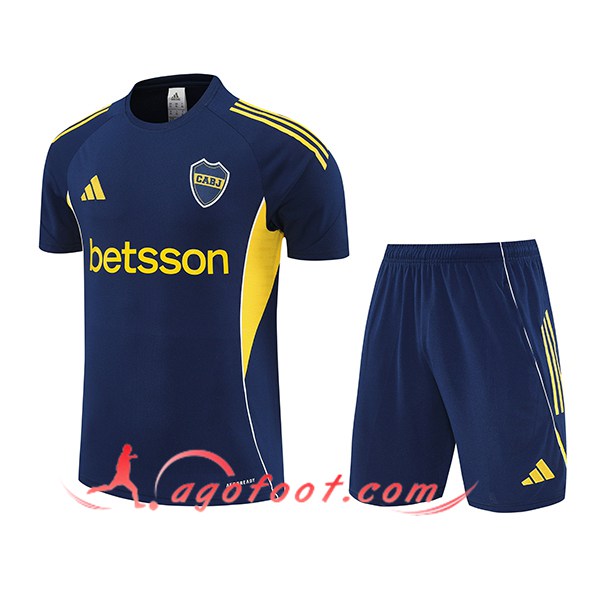 Ensemble Training T-Shirts Boca Juniors Bleu/Jaune 2025/2026