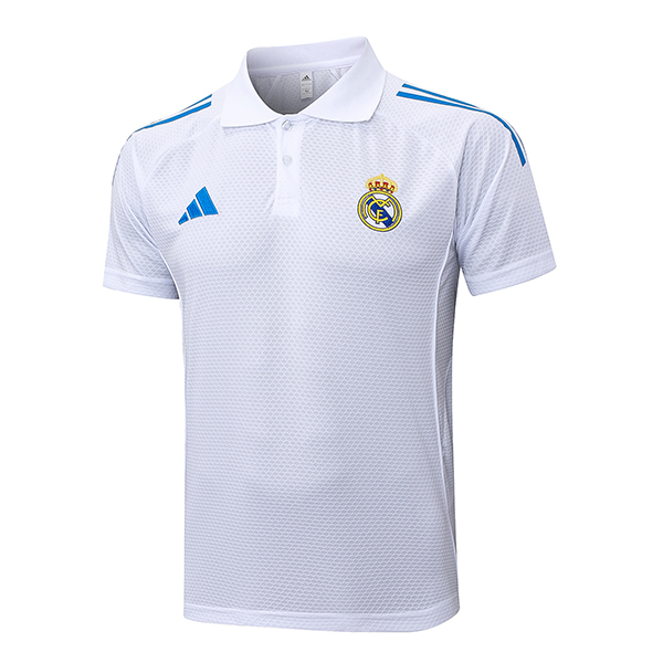 Polo Foot Real Madrid Blanc/Bleu 2025/2026