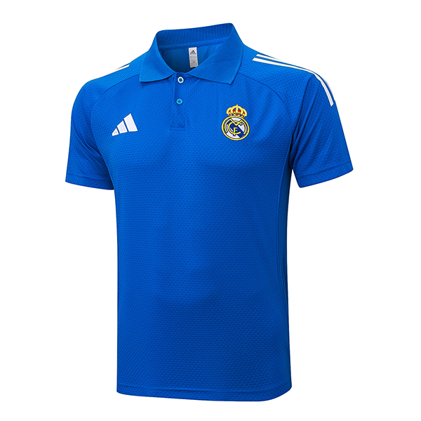 Polo Foot Real Madrid Bleu/Blanc 2025/2026