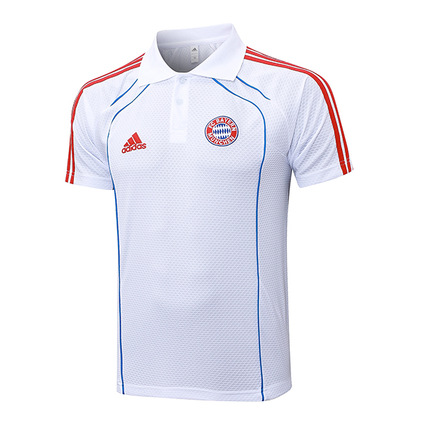 Polo Foot Bayern Munich Blanc/Rouge/Bleu 2025/2026
