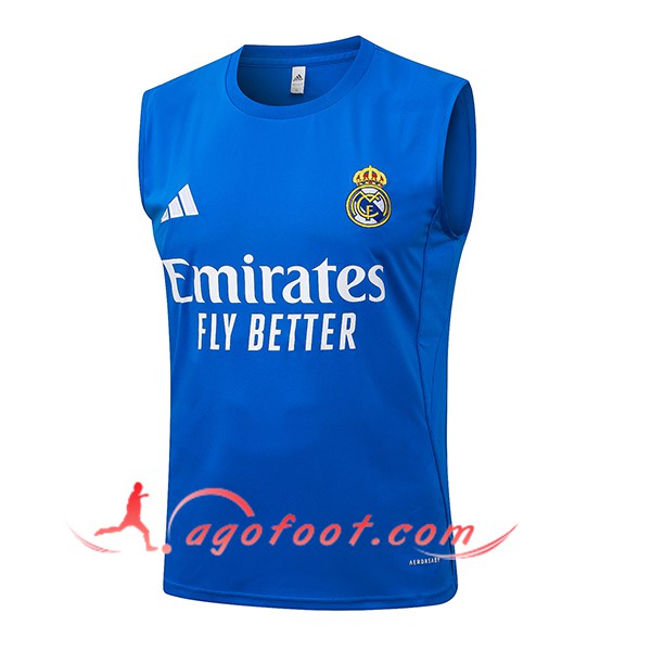 Training Debardeurs Real Madrid Bleu 2025/2026 -02