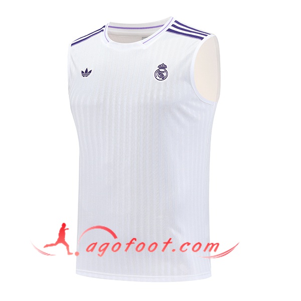 Training Debardeurs Real Madrid Blanc/Pourpre 2025/2026