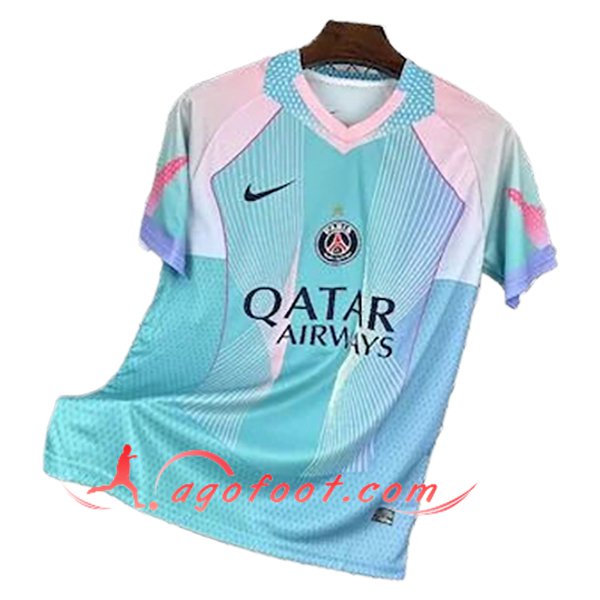 Training T-Shirts PSG Bleu/Rose 2025/2026