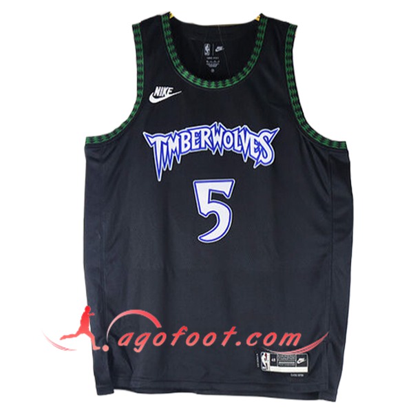 Maillot Minnesota Timberwolves (EDWARDS #5) 2025/26 Noir/Vert