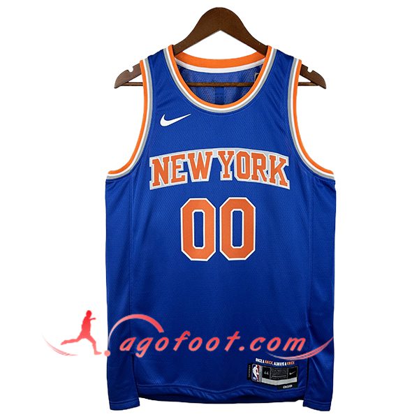 Maillot New York Knicks (CLARKSON #00) 2025/26 Bleu/Orange