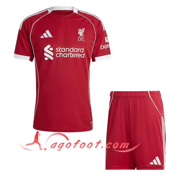 Ensemble Maillot FC Liverpool Domicile + Short 2025/2026