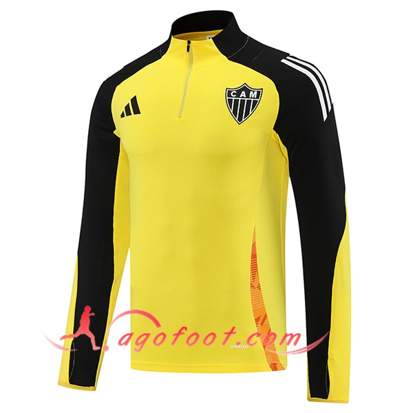 Sweatshirt Training Atletico Mineiro Jaune/Noir 2025/2026