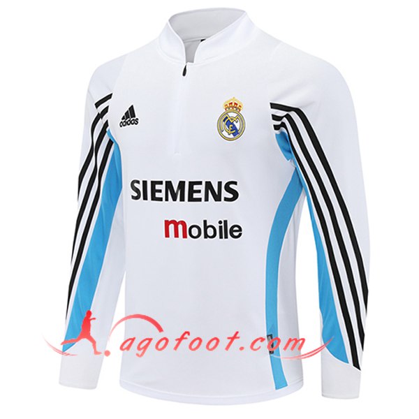 Sweatshirt Training Real Madrid Blanc/Bleu/Noir 2025/2026