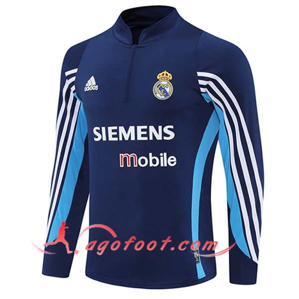 Sweatshirt Training Real Madrid Bleu Royal 2025/2026 -02