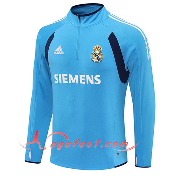 Sweatshirt Training Real Madrid Bleu Clair 2025/2026