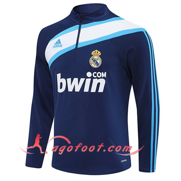 Sweatshirt Training Real Madrid Bleu/Blanc 2025/2026
