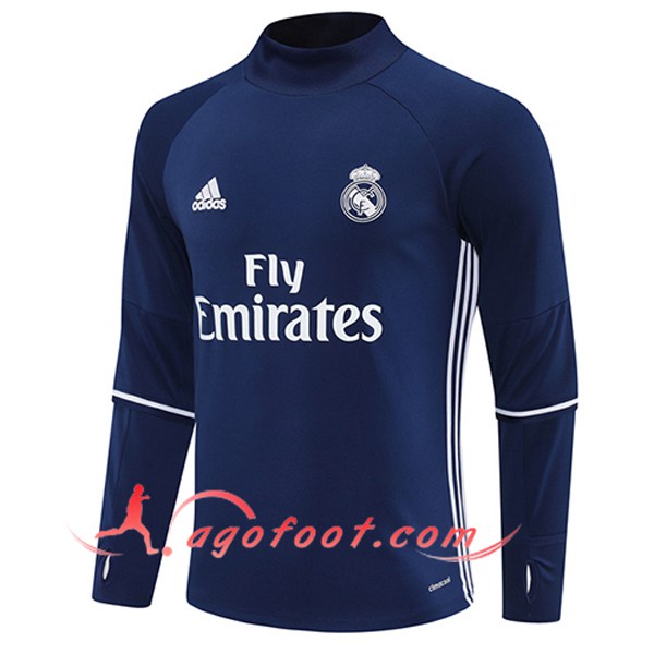 Sweatshirt Training Real Madrid Bleu Royal 2025/2026 -04